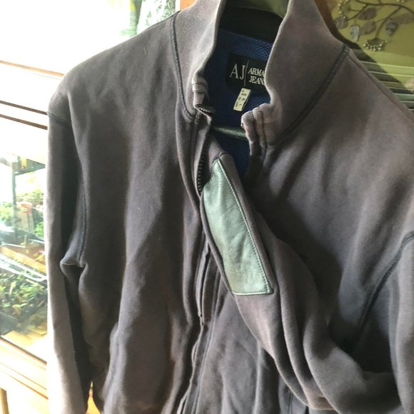 Beautiful ARMANI JEANS men's sweater with zipper - Picture 1 of 7